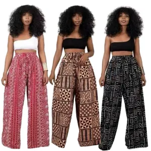 African Print Baggy Pant with Unique Design and Colorful Patterns