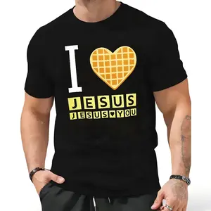 I Love Jesus Jesus Love You Shirt, Bryce Crawford Merch, Christian Apparel Graphic Tee, Funny Christian Breakfast T-shirt, Unisex Casual a Inspirational Quote TShirt,Fashion T-shirt,new product