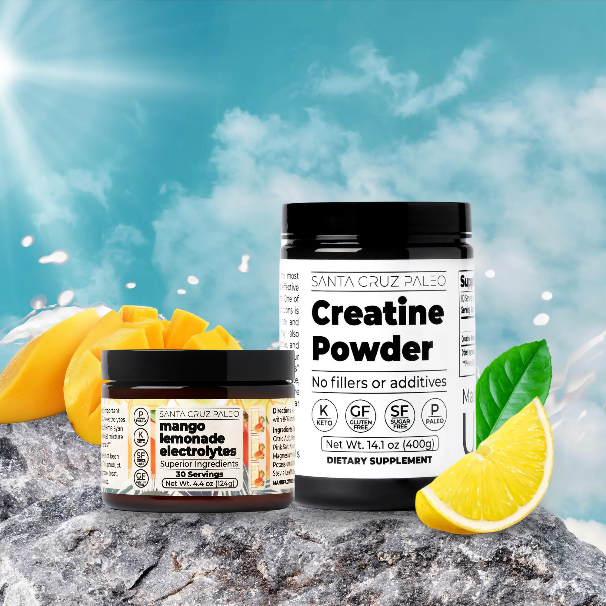 Creatine Powder + Mango Lemonade Electrolytes