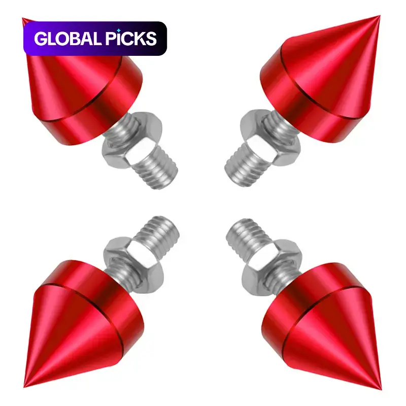 Pointed License Plate Screws, Decorative Fixing Screws for Car and Motorcycle License Plate Frames, Car Accessory, Automotive Accessories, Car Accesories #GLOBAL PICKS
