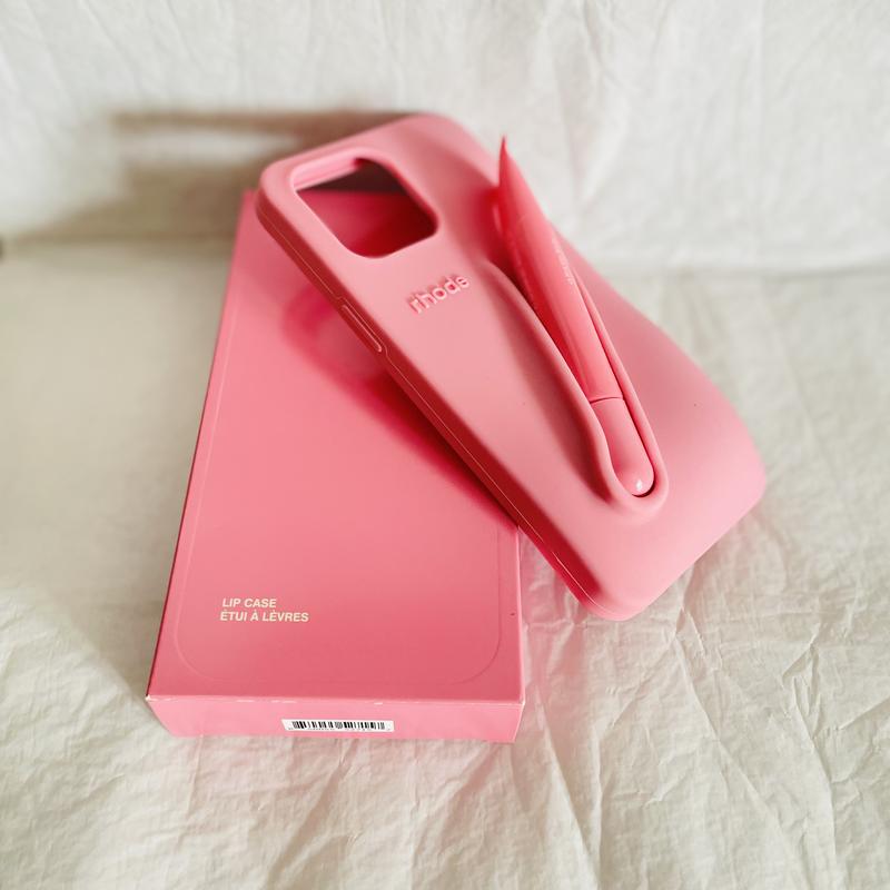 With Lip Gloss Phone Case for iPhone 16 15 14 13 Pro Max Plus