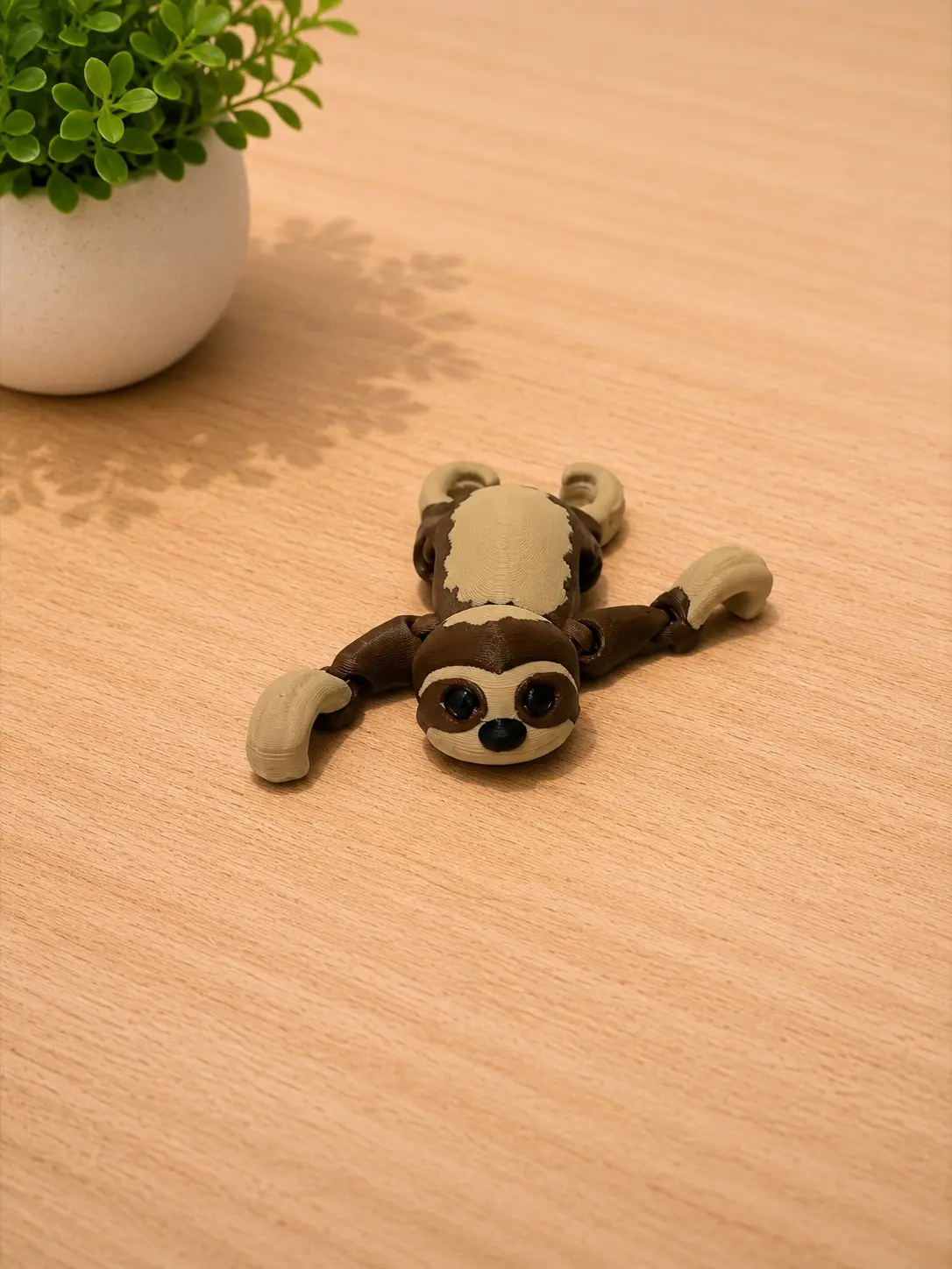 Slowey the Sloth - Articulated 3D Printed Fidget Toy