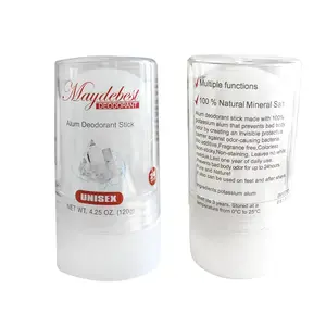 Natural Deodorant Stick, Crystal Deodorant Stick Aluminum-Free, Unscented Deodorant for Women & Men, 24-Hour Odor Protection, Non-Sticky, No White Marks, Sensitive Skin, 4.25 oz (2 Pack)