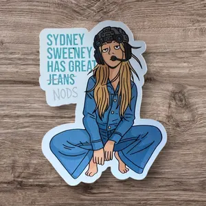 Sydney Sweeney has great nods sticker