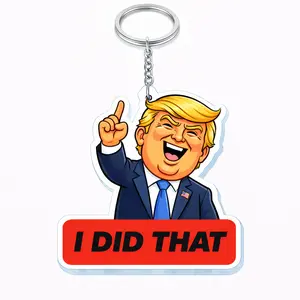 I Did That Funny Acrylic Keychain, Miss Cheap Gas Key Chain, Gas Pump, Gift For Democrats
