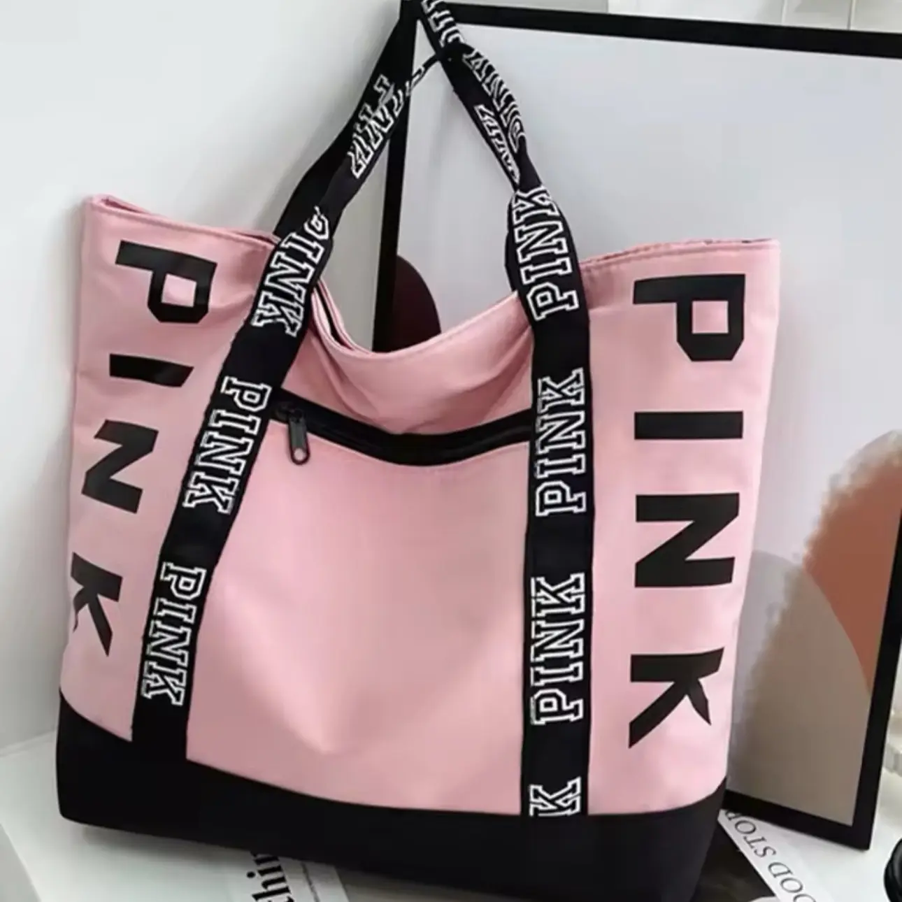 Bolso informal rosa - Women's Shoulder Bag for Casual Occasions