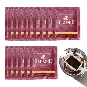 Blu Ore Premium Vietnamese Coffee - Dark Roast - Single Serve Pour Over - 100% Arabica Drip Bag Coffee, Eco-Friendly Filter, Travel Friendly, No Preservatives