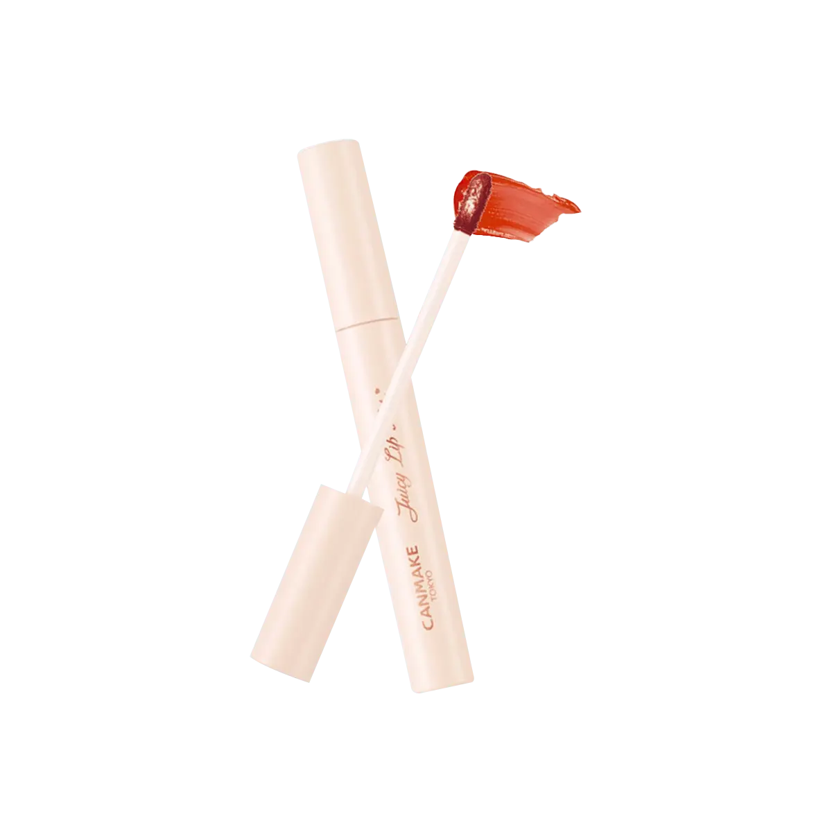 CANMAKE Juicy Lip Tint - Vintage Rose #01 | Long-Lasting Hydrating Lip Stain