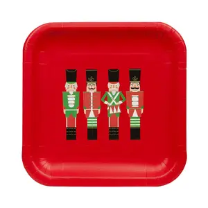 Nutcracker Christmas Plates