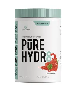 NutraForce Pure Hydr8 Electrolytes - Strawberry and Lemonade Flavors, Replenishes Essential Minerals for Optimal Hydration & Performance