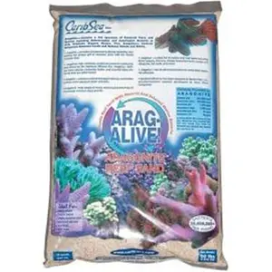 CaribSea  25 lbs Arag-Alive Black Aquarium River Rock