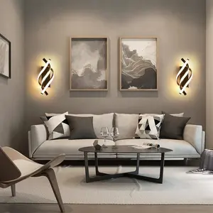 2pcs Nordic Luxury Conch Wall Light, American Modern Hotel Hallway Lamp, European Living Room Entry Bedroom Bedside Light, Decorative Wall Light