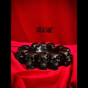 Skull Crown Circlet Gothic Ashtray - Home Decor ashtray Goth decor, Dark Goth Punk Gift, Halloween Decoration Accessories Lighter Ornaments