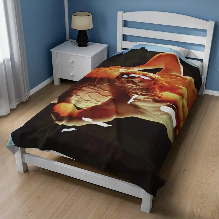 Atlas & Temple Of Neptune 60x80 Blanket