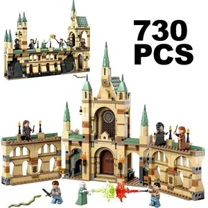 730PCS MOC Building Blocks Compatible 76415 Battle Castle Weasleys Wizard Model Assembled Bricks Kids Birthday Gift Adult Toys