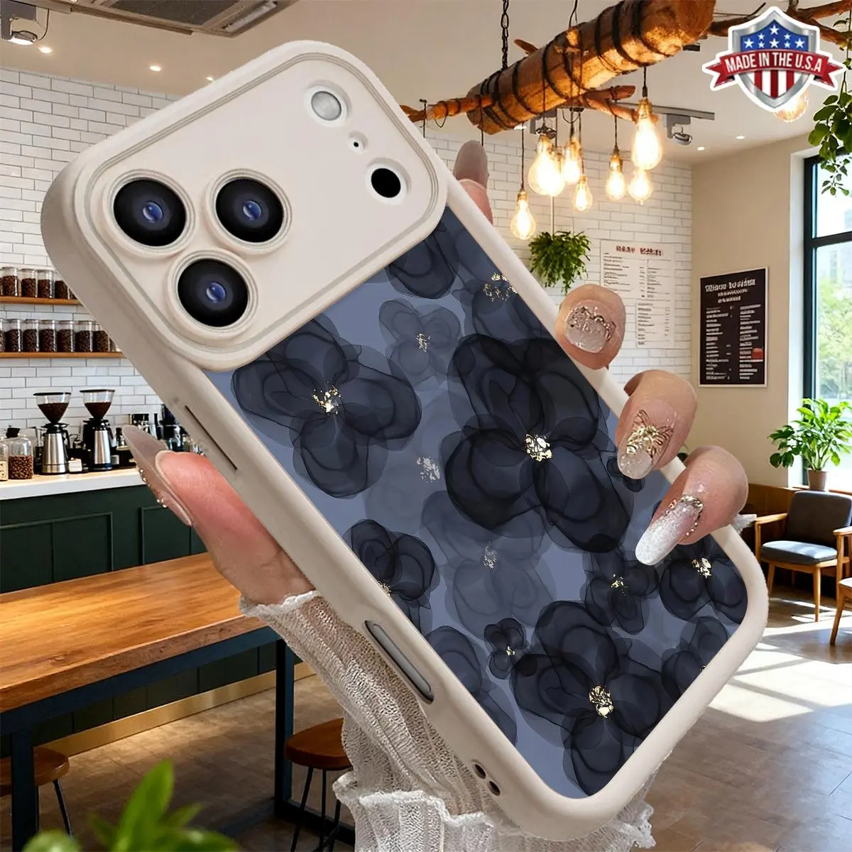 Stylish Dark Floral Aesthetic Pattern Case for iPhone 17 16 15 14 Pro Max 13 12 11 XR XS Plus Air Slim Shockproof Anti Drop Protective Durable TPU Cover,junk,promax