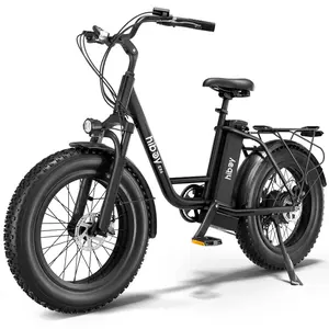 Hiboy EX6 Electric Bike for Adults with 960W Peak Motor, 25mph Speed | 48V 696Wh Removable Battery | 20" Electric Bicycle | Shimano 7-Speed | Front Suspension
