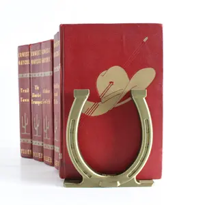 Horseshoe Bookend, Country Western Home Decor, Gifts for Cowboys and Cowgirls