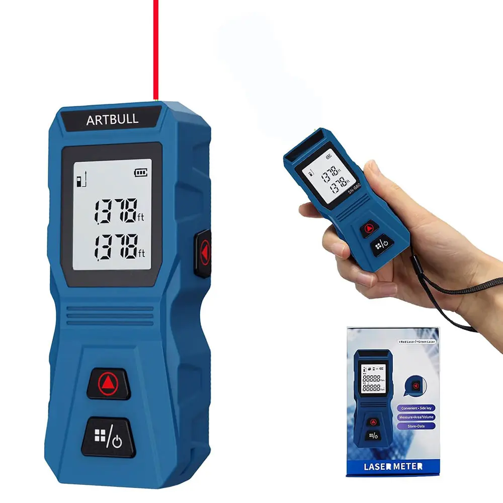 1 pc Mini Multi-functional Laser Distance Measuring Tape 40m laser rangefinder Laser Measuring Tool Laser Tape Measure