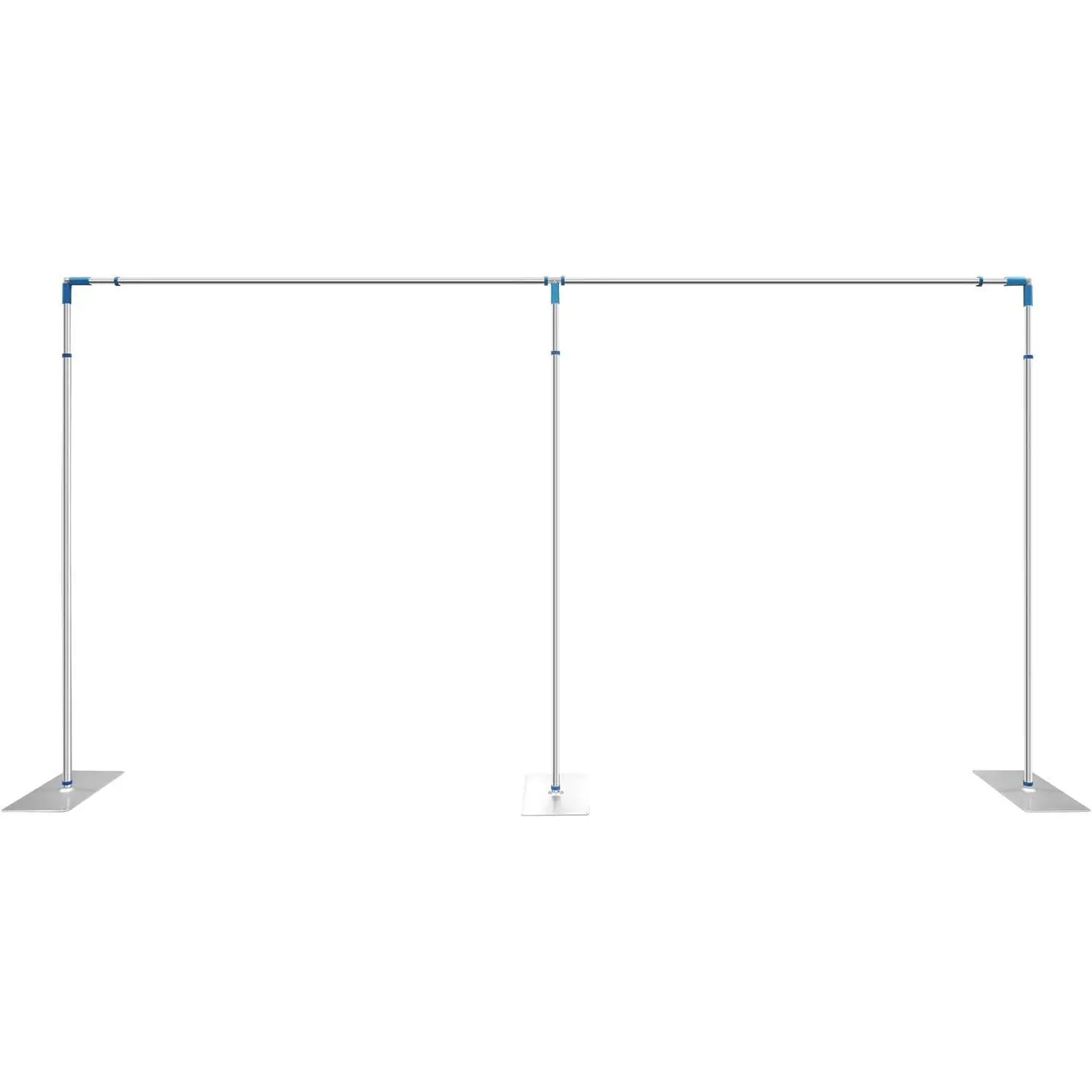 10 x 20 Ft Backdrop Stand Heavy Duty Backdrop Stand for Parties Portable Pipe and Drape Stand Telescopic Poles Back Drop Adjustable Stand for Wedding Banquet Decorations (10 x 20 Ft) Banners