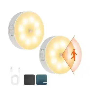 2pcs warm lights