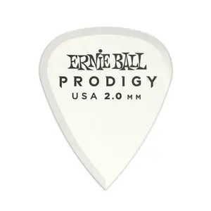 Ernie Ball 2.0mm White Standard Prodigy Picks 6-pack