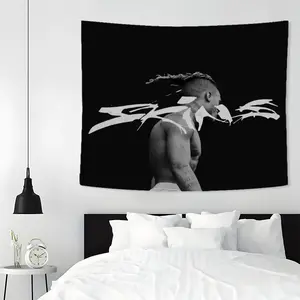 Black and White Figure Pattern Tapestry, Modern Minimalist Wall Hanging Decor, Wall Art for Home Living Room Bedroom Office Dormitory, Home Decor