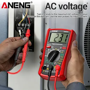 ANENG DM850 Multimeter for Home & Circuit Testing, 1999 Counts, Measures AC/DC Voltage, DC Current, Resistance, Diode, Transistor with Continuity Buzzer, Essential DIY Electrical Tool