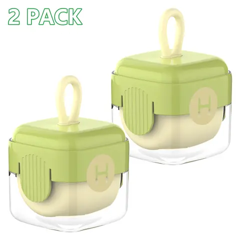 2-Pack Mini Washable Sticky Lint Rollers - Lightweight Compact Reusable Fur Removers, 4x33 in, 2-Pack Backup, Easy Wash, Clean Effortlessly for Clothes, Travel, Household Appliances