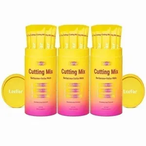 LeeFar Cutting Drink Mix | Strawberry Açaí Flavor | 3 Packs (90 Servings)