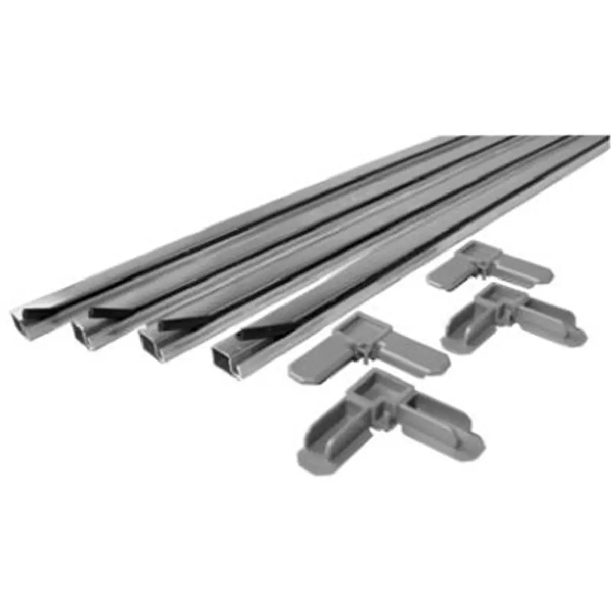 PRIME-LINE Screen Frame Kit, 5/16 x 3/4-Inch Frame for 36 x 36-Inch Screens, Complete with Installation Accessories, Sports, 36X36 In, 5/16X3/4 In Mill Finish Frame