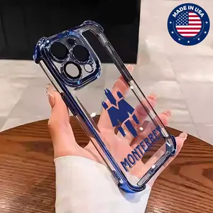 Monterrey Liga MX Aesthetic Design Pattern Casing For iphone 16 15 14 13 12 Plus Pro Max Flaunt Mobile Phone Case Soft Silicon TPU anti-drop Drop Protection Shockproof Protector Vintage unique Fashion Trend Anti-scratch Smartphone Cover