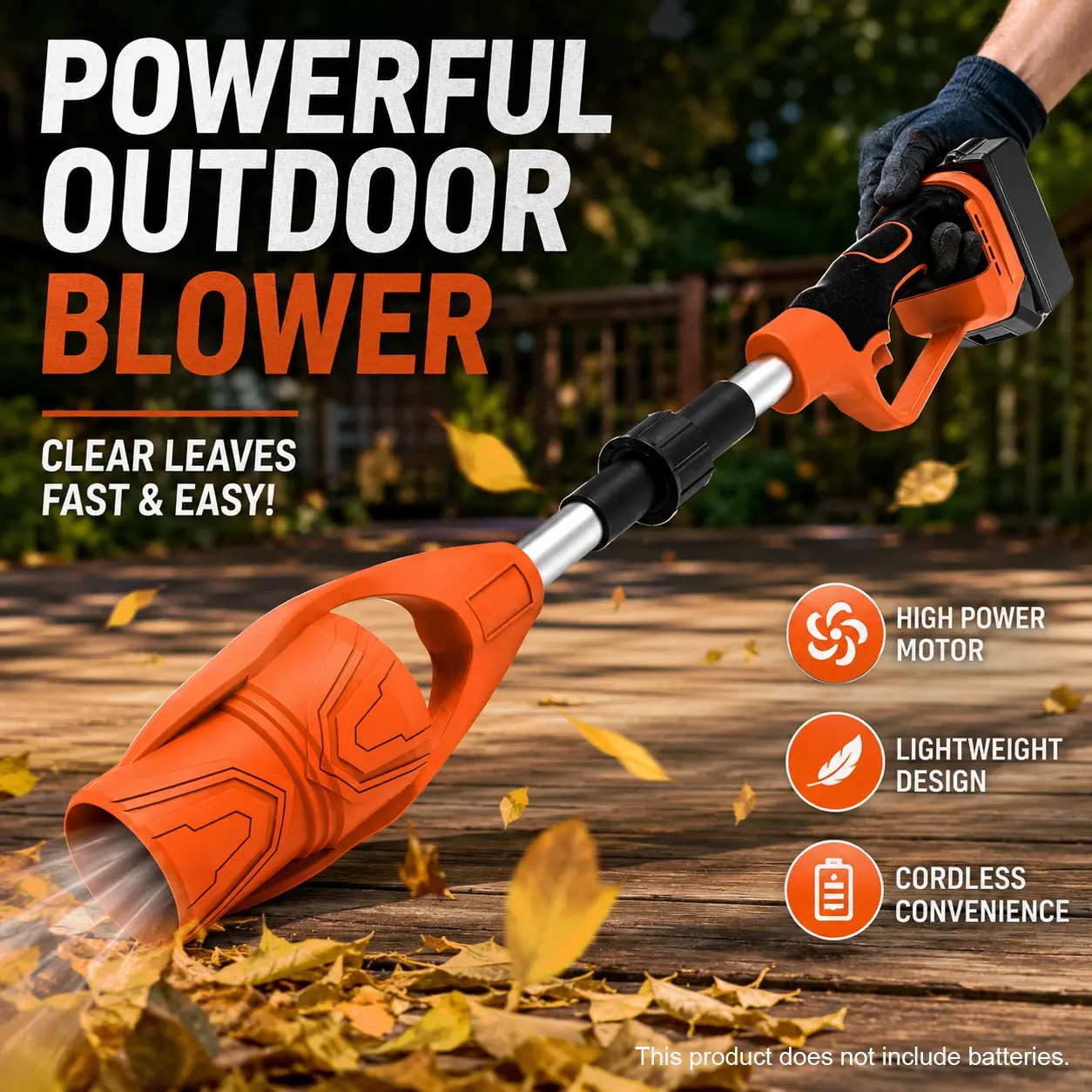 Cordless Leaf Blower & Turbo Car Dryer | Handheld Portable Air Blower for Cleaning | Super Powerful Dust Collector | Turbojet Hair Dryer, Household Cleaning Tools, Yard and Garden Maintenance, Car Care, Summervibes, No battery included