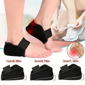 1 Pair Silicone Gel Heel Protectors - Soft Cushion Support Inserts for Blister, Cracked Foot, Plantar Fasciitis, and Spur Relief