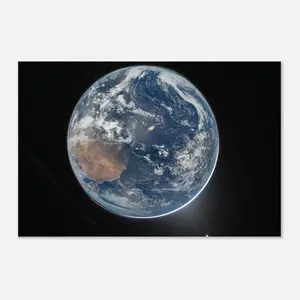 [Sale off up to 65%][Free Ship][No Frame] Earth from Artemis II Poster, NASA Space Print, Moon Mission Reid Wiseman Wall Art