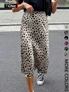 1 Piece Women Leopard Print Skirt Zipper ，Multiple Color Options, Suitable For Party, Office, Short Skirt, Music Festival, Casual Outdoor, Street Fashion, Autumn, School