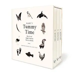 Baby's Tummy Time Book Box Set: A 3-Book Box Set of High-Contrast Art for Visual Stimulation at Tummy Time -- Tabitha Paige, Mixed Media Product