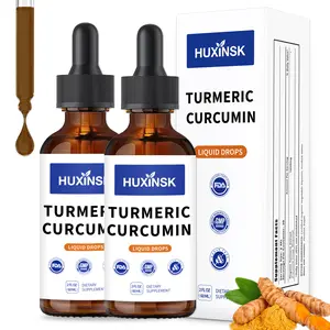 Turmeric & Ginger Herbal Liquid Drops 60ml | Alcohol-Free Plant Based Supplement