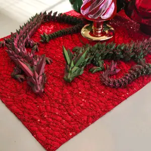 Cinderwing3D 3D Printed Crystal Dragon Christmas Dragon Large-17in - Decor, Active Cinderwings3D Pattern Gifts Silk Room mini animal creative desk figure