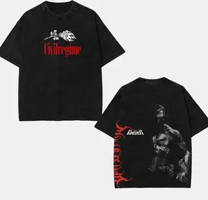 [Spider Wear] Skull Insignia Oversized Washed workout tshirt ,Gym tshirt Gothic Print with Vintage Fade, Brotherhood Statement Piece for Mental Reps – Heavyweight Gym Top, Gift for Gymer, Summer Wear – For Weargraphic tees