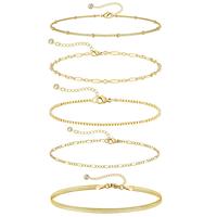 Gold five-layer bracelet