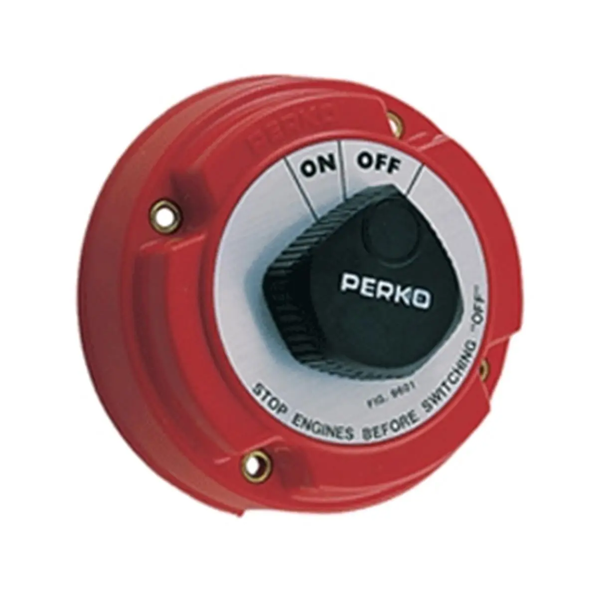 212 MAIN Perko 9601DP Medium Duty Marine Battery Disconnect Switch, Ignition Protected, 250A Continuous / 360A Intermittent, 12-32V DC, 250 Amps Continuous
