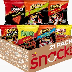 Frito-Lay Classic Mix Variety Pack, Single Serve Snack Bags (Pack of 21)
