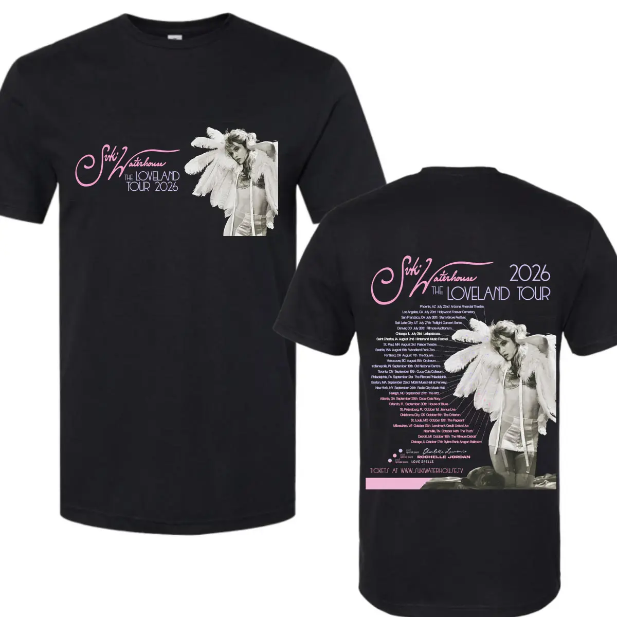 Comfort Colors Suki Waterhouse The Loveland Tour 2026 Shirt,Indie Pop Music Tour Shirt, Retro Singer Fan Unisex Tee