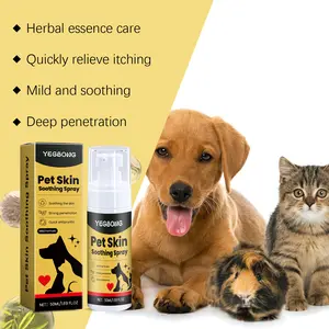 Pet Skin Sprays for Dogs & Cats-Pet Skin Soothing Spray – Itchy Skin Relief for Dogs & Cats | Anti-Itch, Allergy & Hot Spot Treatment | Hypoallergenic, Natural Ingredients | Vet-Recommended Calming Spray for Dry, Sensitive Skin