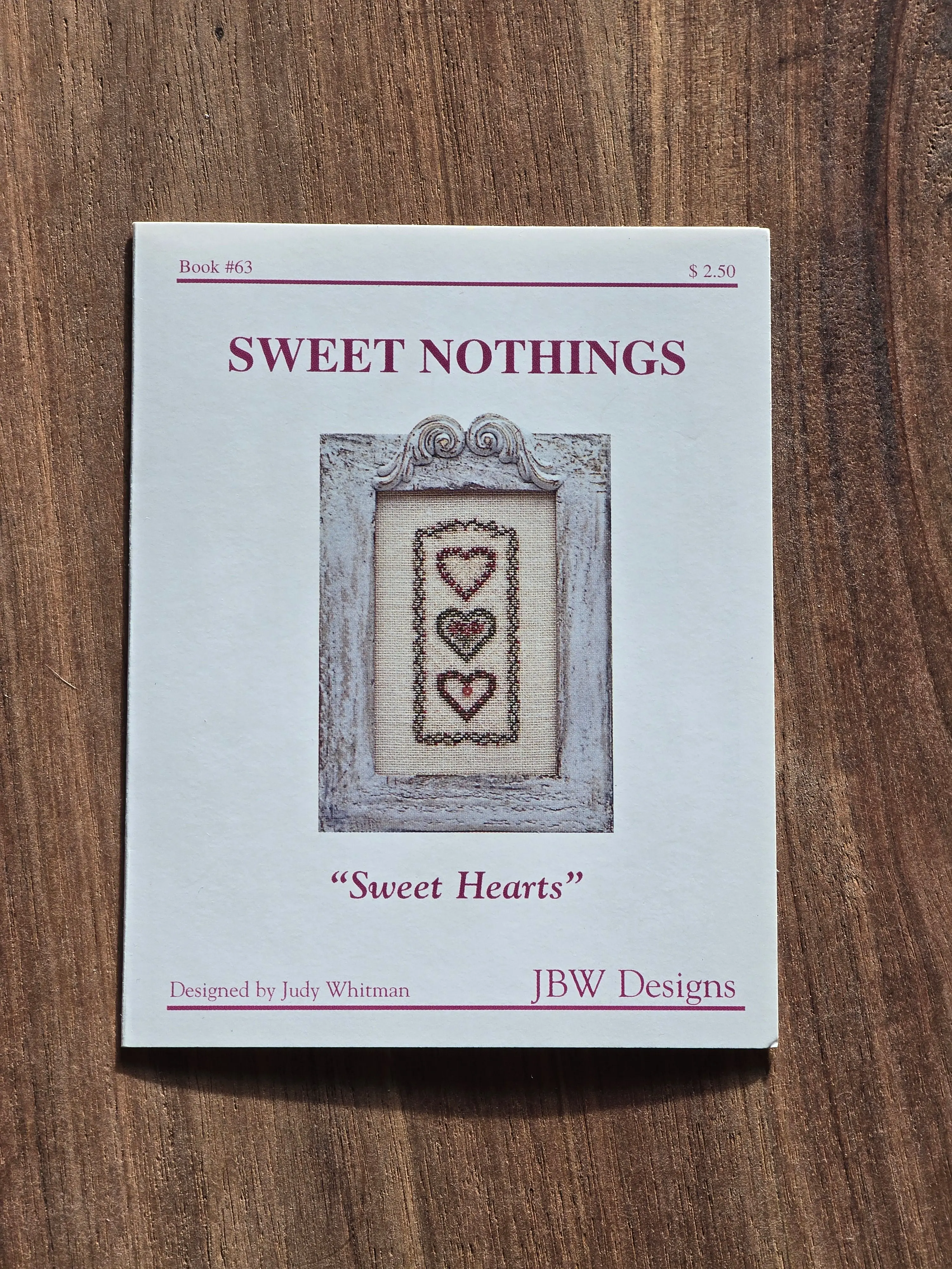 JBW Designs - Sweet Nothings - Book #63 - Cross Stitch Pattern