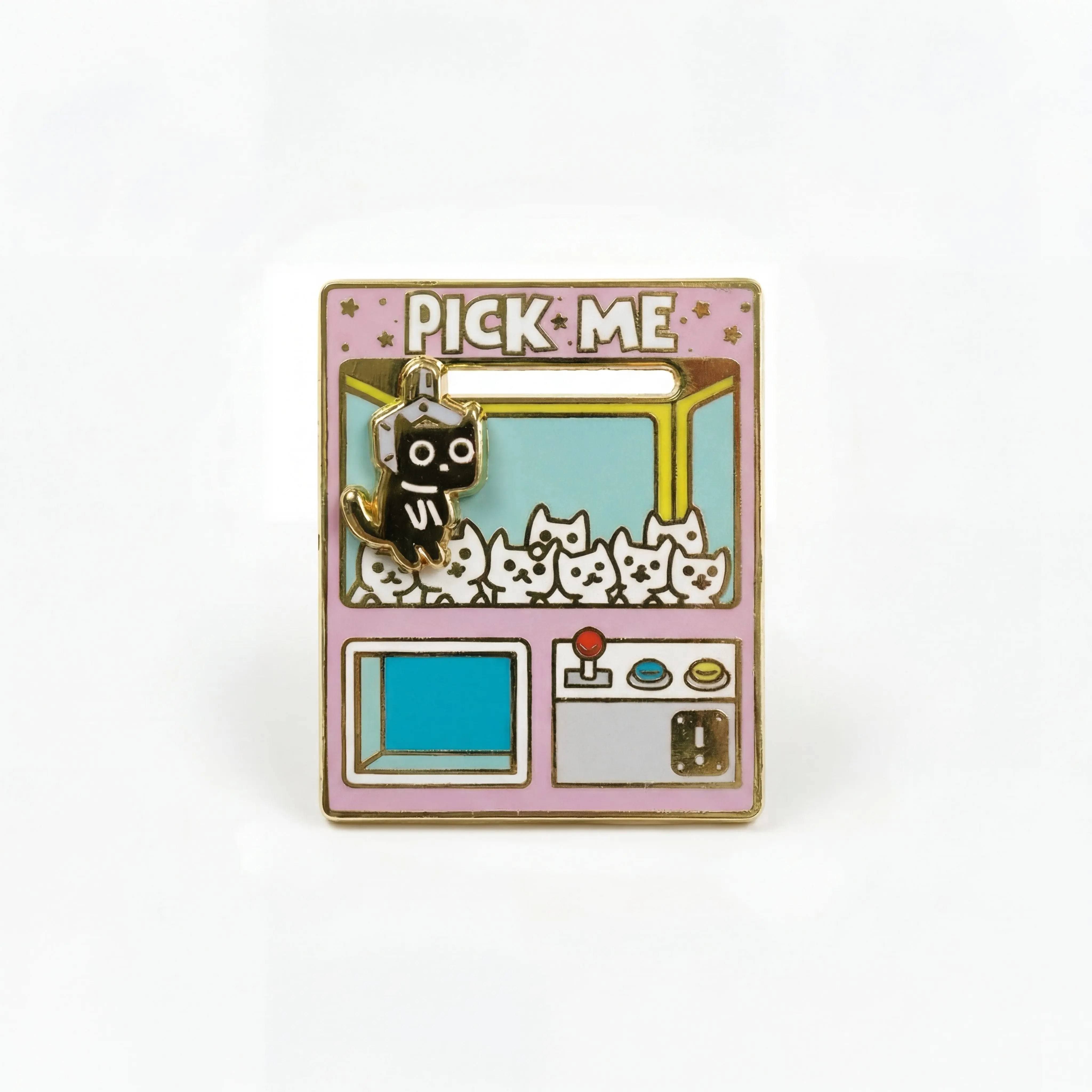 Pick Me Claw Machine Deluxe Pin