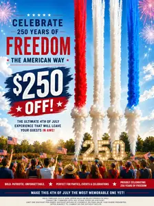 1776 Red, White & Blue Smoke Cannons