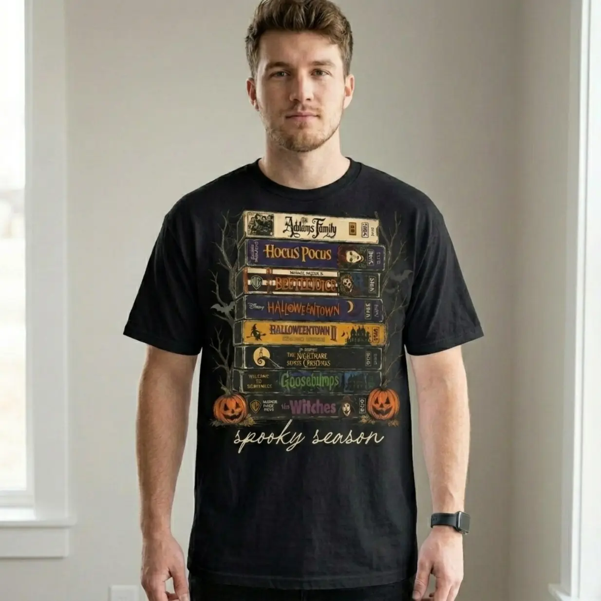 Vintage Halloween Movie Shirt, Retro Spooky Season Tee, Horror Movie T-Shirt, Scary Movie Graphic Tee, Halloween Film Lover Shirt, Funny Horror Shirt graphic tees fall outfits