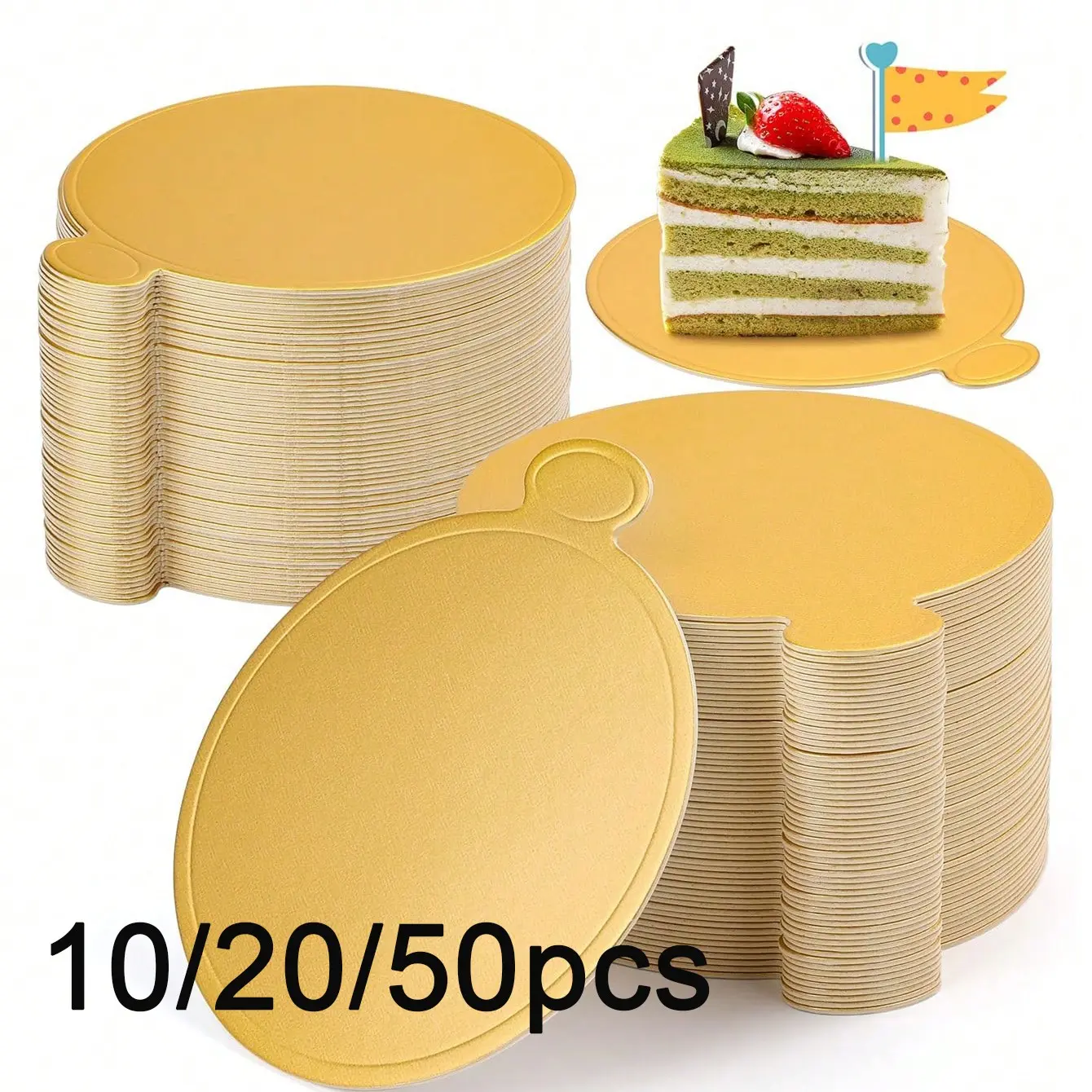Mini Paper Cake Base, Mousse Dessert Stand, Disposable Cupcake Board, Wedding Birthday Party Sweet Display Tray, Multiple Sizes, Paper Cake Stands For Party, Cake Decorating Supplies, Cake Decoration